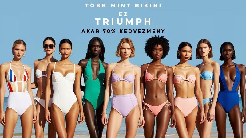 Triumph fürdőruha kampány borítókép